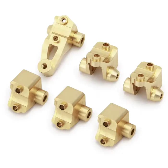YEAHRUN – support de maillons de Suspension pour essieu en laiton, pour voiture sur chenilles 1/10 RC TRX4 TRX6, pièces de mise à niveau