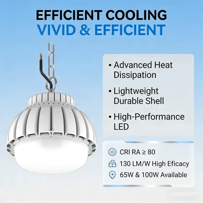 Nouvelles Lampes Industrielles LED Modernes à Haute Luminosité, Luminaire Industriel pour Grandes Espaces, Lustre Chaîne pour Usine, Entrepôt, Atelier, Ampoule Économe en Énergie