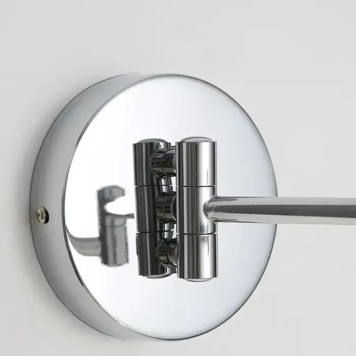 Lampe murale à bras articulé LED pour chambre à coucher, chevet, bureau, canapé, hôtel, style moderne crème, éclairage de lecture