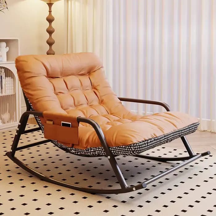 Canapé double inclinable multicolore, chaises à bascule, salon, chambre à coucher, balcon