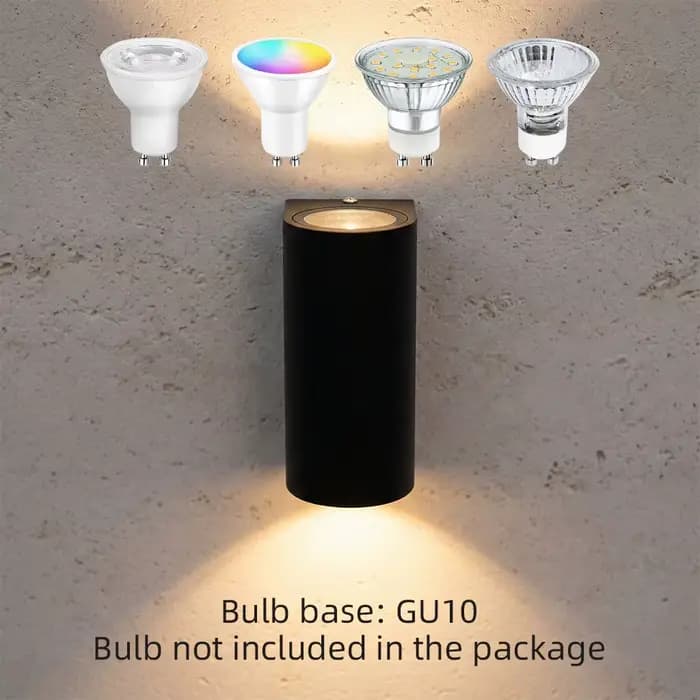 Applique murale LED extérieure 5W 10W GU10, éclairage bidirectionnel, étanche, pour jardin, villa, cour, porche