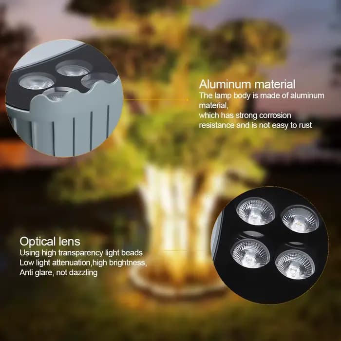 Led jardin arbre câlin lumières nuit Projection extérieure paysage lampe IP65 étanche pour la décoration de la maison jardin parc cour projecteur