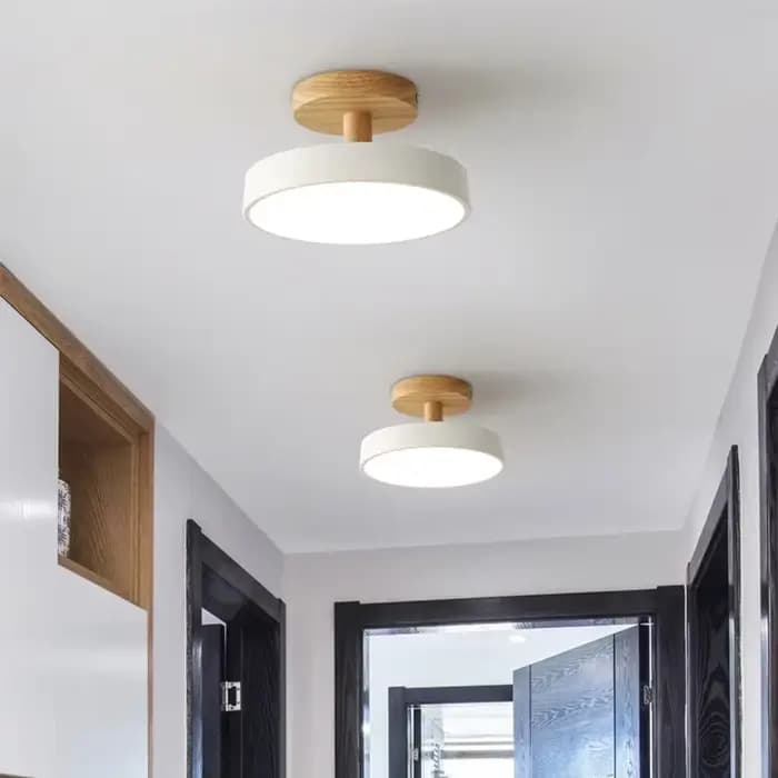 Moderne Macaron LED allée plafonnier lustre couloir escaliers Foyer balcon chambre salle de bain intérieur luminaires Lustre