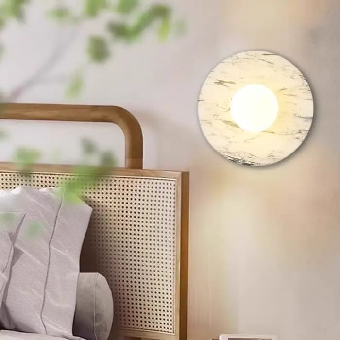 Lampe murale Led créative en marbre nordique pour salon chambre à coucher entrée étude luminaires d'intérieur modernes élégants pour décoration de maison