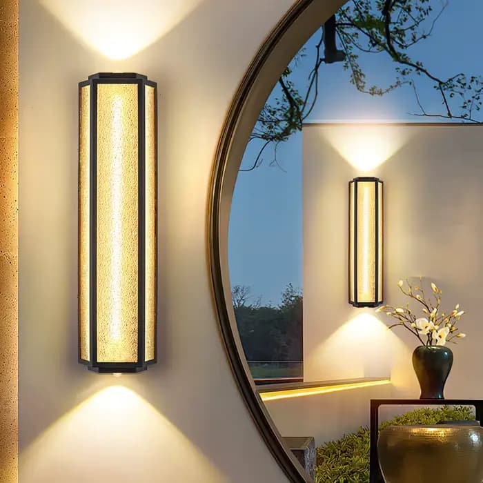 Applique extérieure lampe de couloir lampe de porche en acier inoxydable Villa entrée appliques murales étanches luminaire mural externe