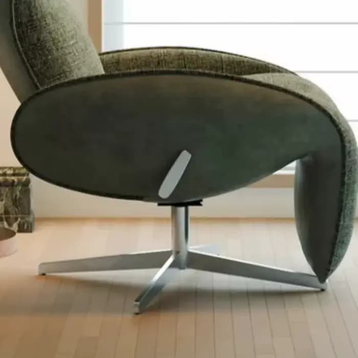 Fauteuils pivotants pour adultes, fauteuils de lecture relaxants, grands fauteuils de salon, chaises de sol françaises, meubles de style Mid-Century