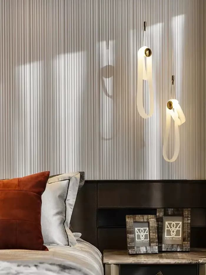 Lustre de salon moderne, suspension de salle à manger, luminaire Ludesviation, design de porte-clés d'art, escalier, loft, chevet