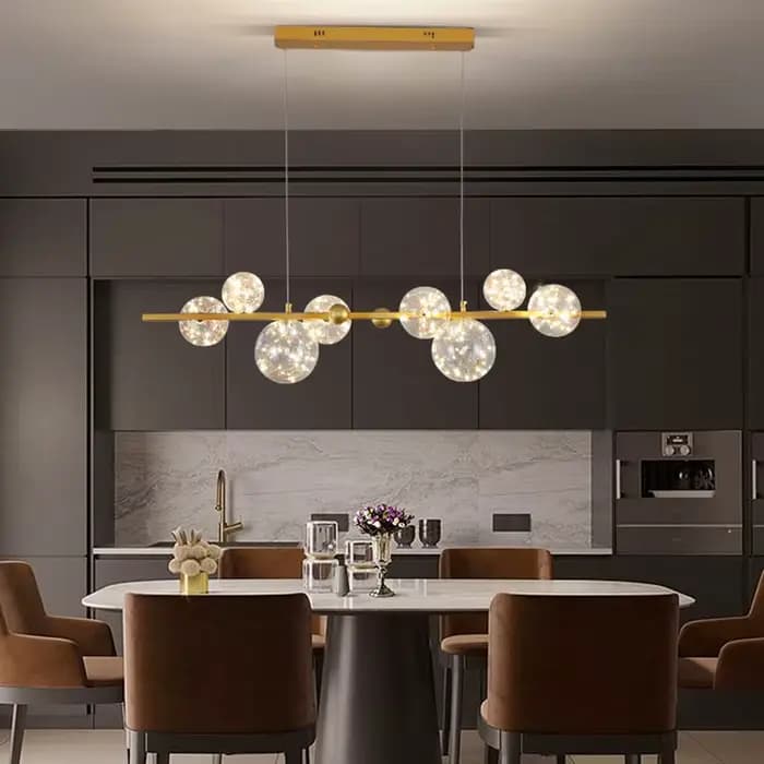 Plafonnier LED localité ou Noir au Design Nordique Moderne, Éclairage d'Nik, Luminaire Décoratif de Plafond, Idéal pour un Salon, une Cuisine ou un Restaurant