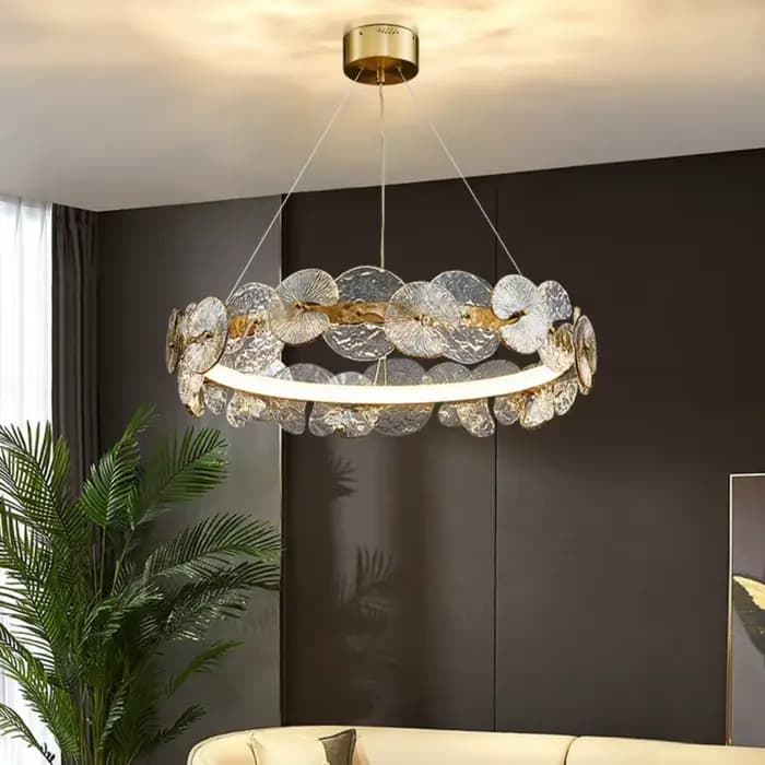 Plafonnier LED Suspendu au Design Moderne, Luminaire Décoratif de Plafond, Idéal pour un Salon, une Chambre à Coucher, une Salle à Manger ou une Cuisine