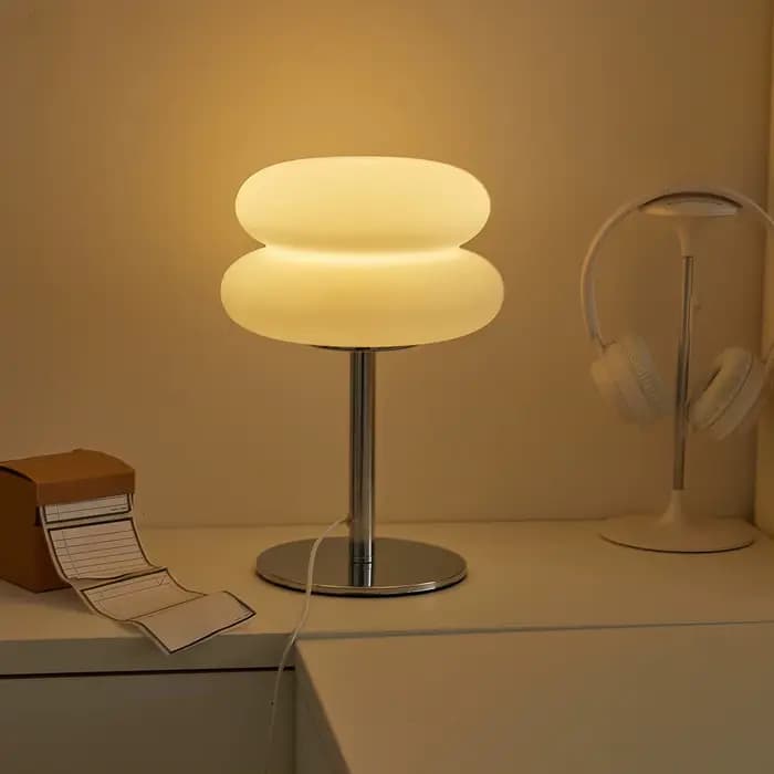 Lampe de table LED, 3 couleurs, intensité variable, commande filaire, lampe de chevet pour chambre à coucher, salon, lumière douce pour la décoration intérieure.