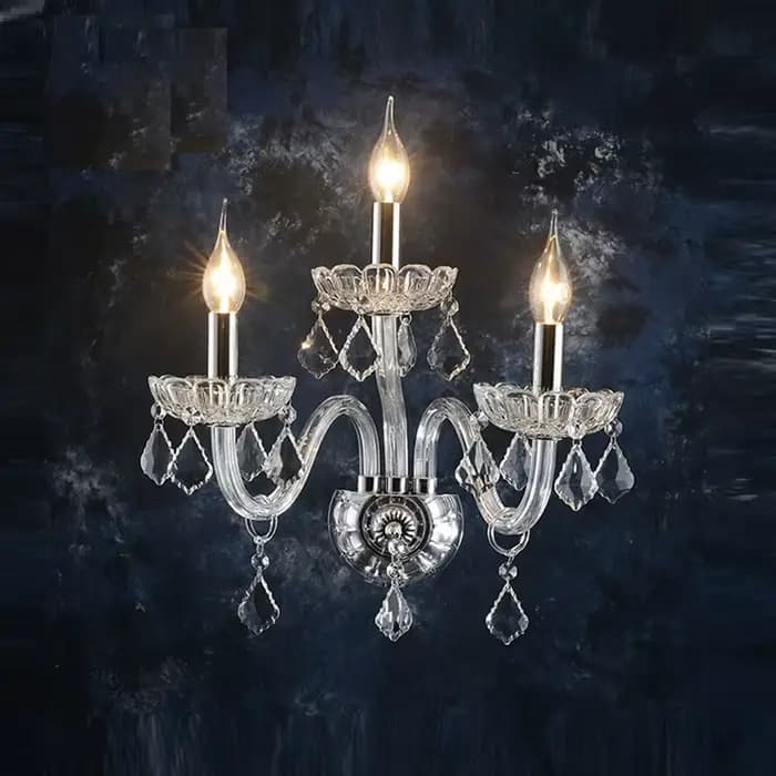 Applique Murale de Luxe en Clip de Style Européen, Luminaire Décoratif d'Nik, Idéal pour une Chambre à Coucher, un Salon ou des Escaliers