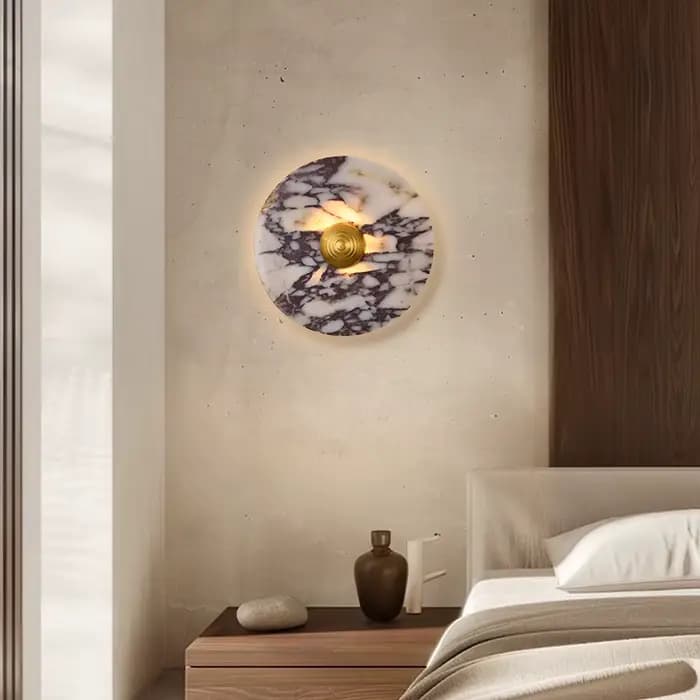 Lampe murale Led créative en marbre nordique pour salon chambre à coucher entrée étude luminaires d'intérieur modernes élégants pour décoration de maison