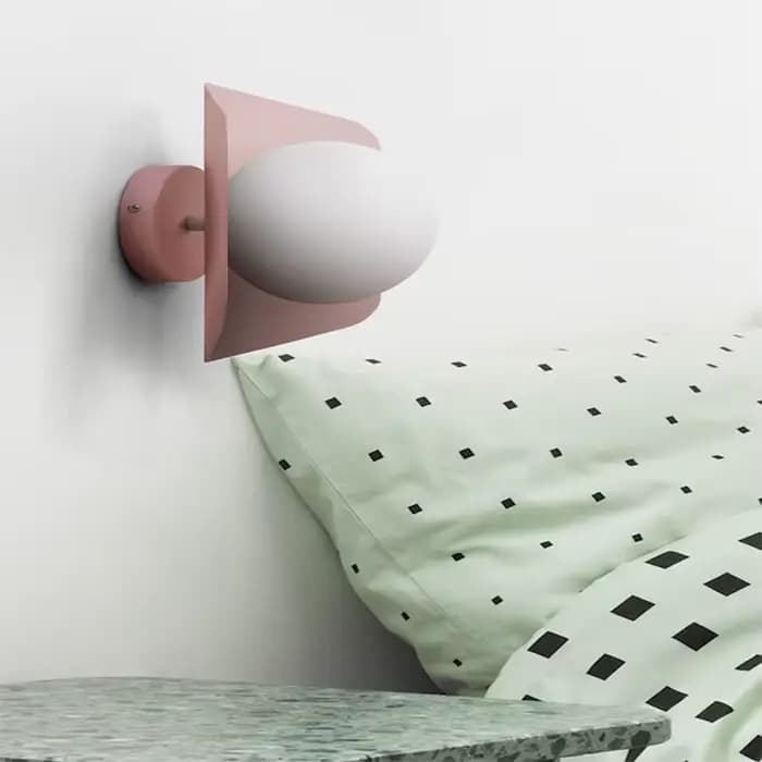 Applique murale en forme de boule de verre au design nordique moderne, Luminaire décoratif d'intérieur, idéal pour un Restaurant, un couloir, une chambre à coucher