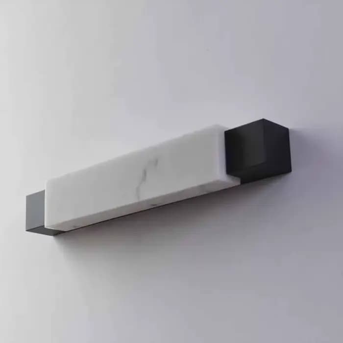 Applique murale extérieure moderne étanche en acier inoxydable imitation marbre, lampe murale de luxe pour balcon, hall, entrée de villa, éclairage décoratif