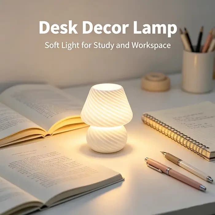 Lampe de table en verre à LED pour chambre à coucher, gradation USB, lumière d'étude à domicile, escales de bureau, décoration de chevet, veilleuse, lampe de table, pièce plus lente