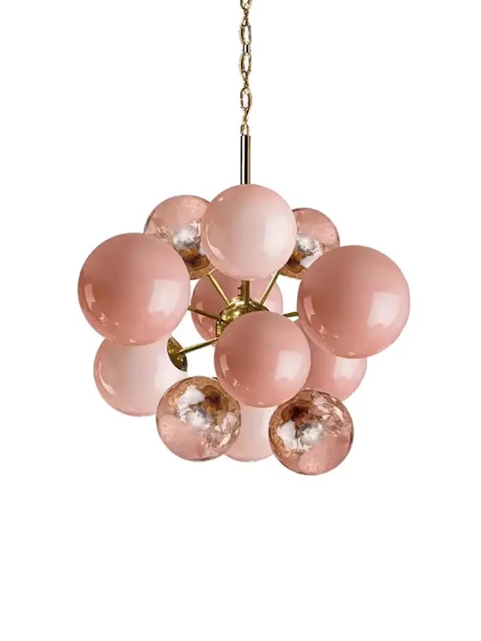 Blast Art Verre Bulles Lustre Design Créatif Luminaire LED Décor Unique Postmoderne Villa Foyer Salon Plafond