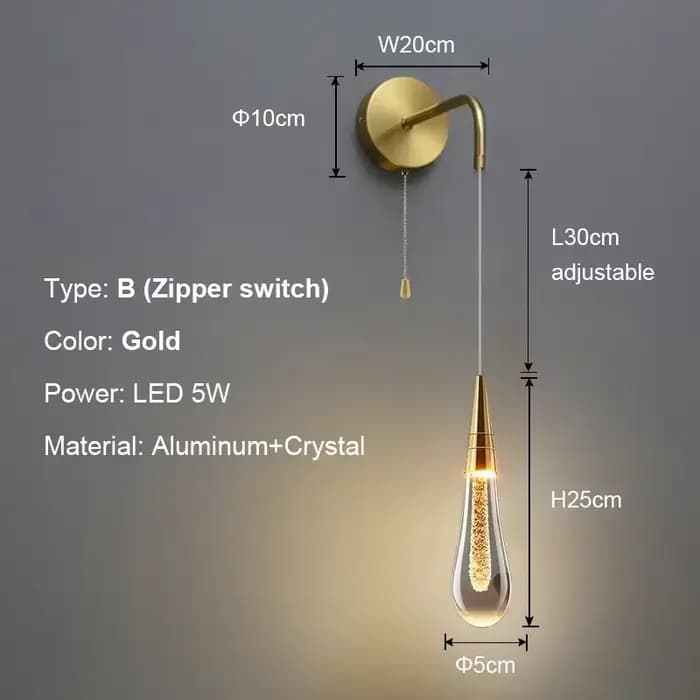 Applique Murale LED en Clip au Design Post-Moderne, Luminaire Décoratif d'Nik, Idéal pour un Restaurant, une Chambre à Coucher, un Couloir ou un oral et