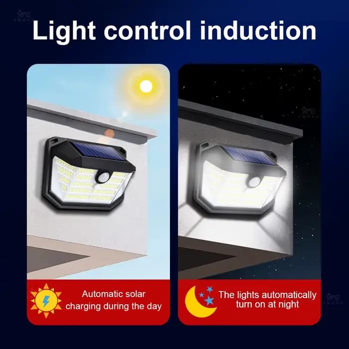 2026 nouvelle LED lumière solaire extérieure décoration de jardin applique murale avec 4 modes capteur de mouvement lumière solaire IP65 étanche pour porte de cour