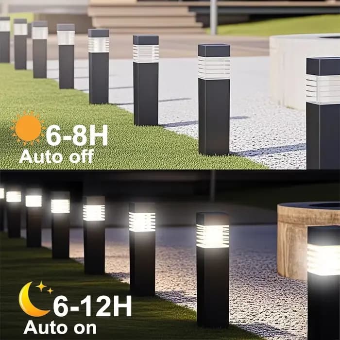 Lumières solaires extérieures de paysage de jardin de cour lumières de nuit de pelouse aménagement de cour de maison lumières de prise de terre décoratives imperméables