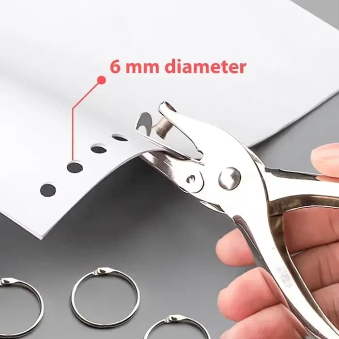 Perforateur à trou unique, capacité de 6mm de diamètre, coupe-papier manuel pour outil de Scrapbooking, fournitures scolaires et de bureau à domicile
