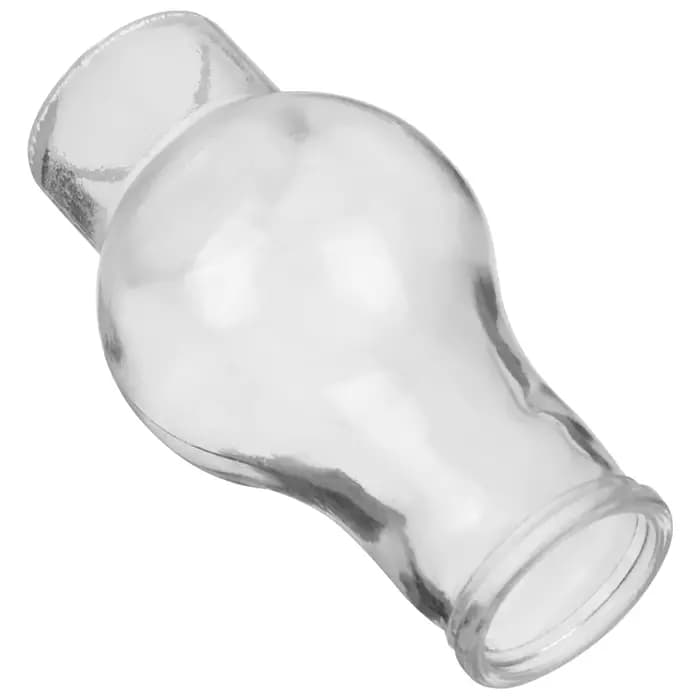 Abat-jour lampe à huile couvercle en verre épaissi coupe-vent Transparent pour pièces de rechange de lampe résistant aux hautes températures