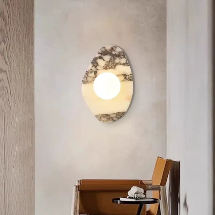 Lampe murale Led créative en marbre nordique pour salon chambre à coucher entrée étude luminaires d'intérieur modernes élégants pour décoration de maison