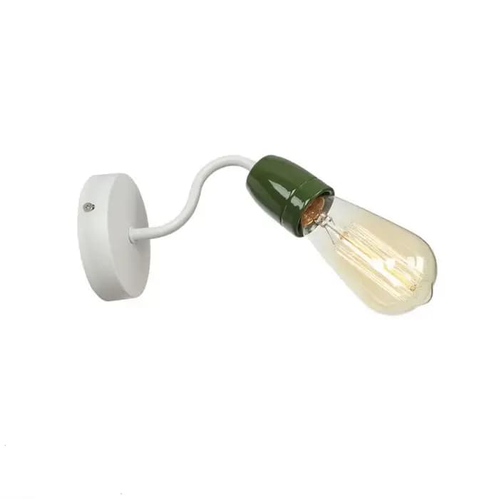 IWHD coloré en céramique mur LED lampe Loft salon chambre lampe de chevet salle de bain miroirs nordique minimalisme applique murale