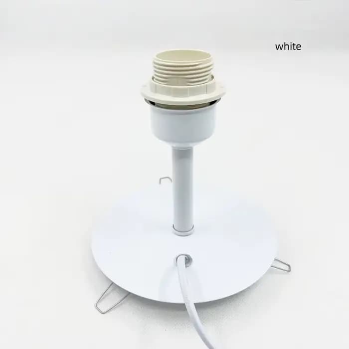 Lampe en céramique E27, lampe en verre, lampe vase, abat-jour fait main DIY pour lampe de table, support de lampe, base de lampe à fixation par ressort pour bouche de bouteille