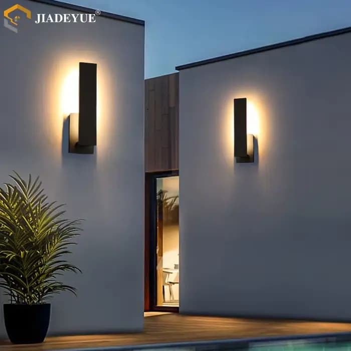 Applique extérieure étanche, balcon de villa LED, entrée, couloir, lampe de cour, éclairage extérieur moderne et simple
