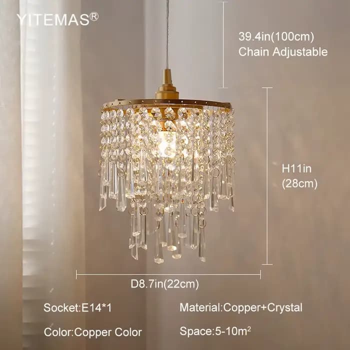 Salle à manger lustre en cristal éclairage dans la cuisine chambre entrée lustre suspendu or dans l'escalier gland lumières élégantes