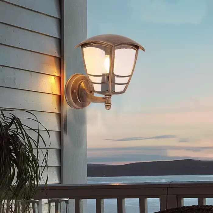 Led cour extérieure Villa entrée couloir mur extérieur terrasse rétro extérieur mur étanche