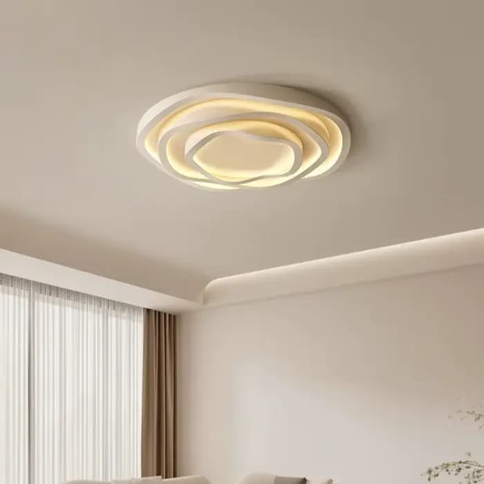 Plafonnier LED rond moderne salon chambre cuisine Table à manger minimaliste décoration de la maison Lustre suspension luminaire