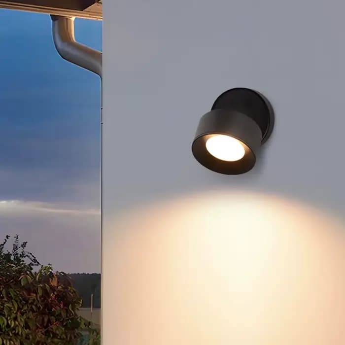 Lampe murale extérieure étanche pour cour, villa, portail, terrasse, jardin, enclos, balcon - Décoration d'éclairage moderne