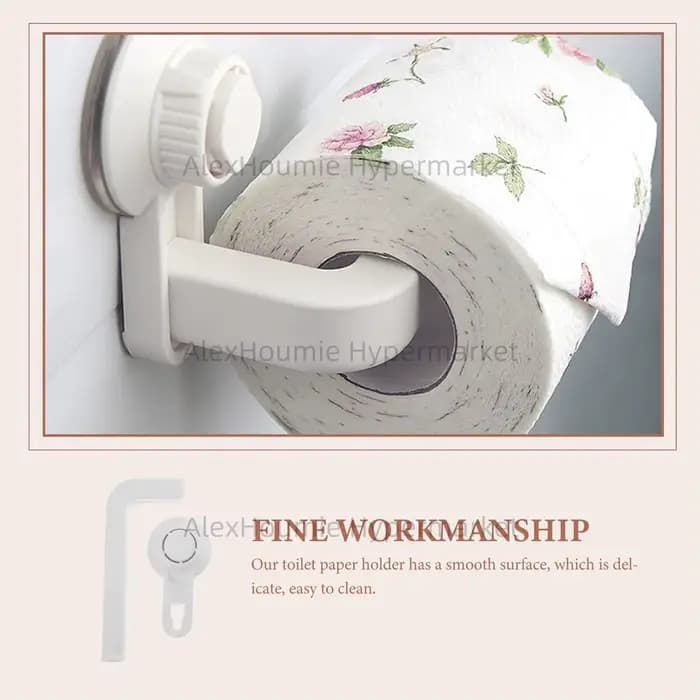 Ventouse porte-papier hygiénique support mural pour salle de bain Durable sans perceuse ventouse rouleau de papier cintre avec supports à Surface lisse
