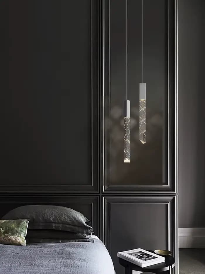 Plafonnier Led suspendu en cristal au design créatif, design moderne, luminaire décoratif d'intérieur, idéal pour des escaliers ou la maison