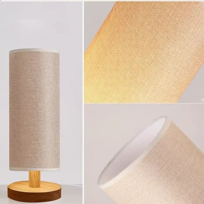Abat-jour en lin à Tube droit pour lampes de Table, couvre-lampe en tissu doux et léger, accessoires de lampes suspendues de chevet d'hôtel