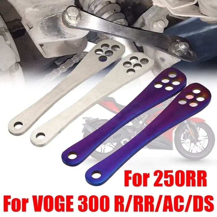 Pour Loncin VOGE 300R 300AC 300DS 300RR 250RR 300 R 250 RR AC DS accessoires Suspension arrière abaissement maillons ascendants liaison de chute