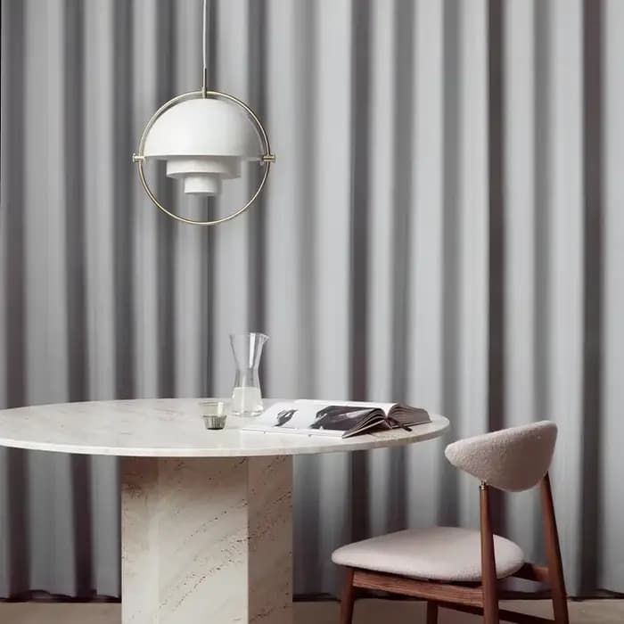 Lampe LED Suspendue en Fer Chromé localité, Luminaire Décoratif d'Nik, Idéal pour une Cuisine ou une Chambre à Coucher