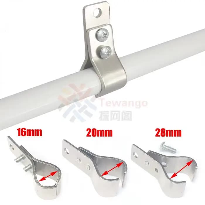 Pince de Suspension 15-25mm, Clips de tuyaux suspendus, boulon M4 + pinces C, matériel robuste, accessoires de fixation de tubes 1/2/5/10/20 pièces