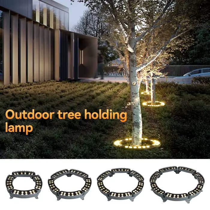 Led jardin arbre câlin lumières nuit Projection extérieure paysage lampe IP65 étanche pour la décoration de la maison jardin parc cour projecteur