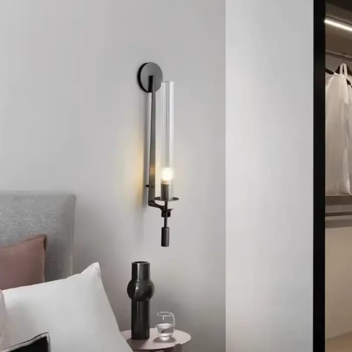 Lampes murales en verre pour chambre à coucher, chevet, hôtel, luminaires modernes, éclairage décoratif d'ambiance, luminaire pour la maison