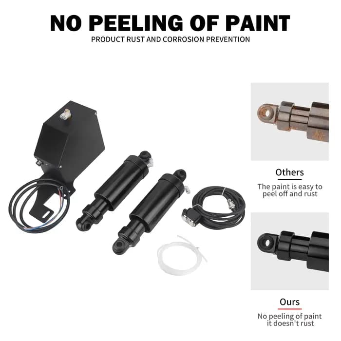 Kits de suspension pneumatique arrière noirs pour motos Harley Touring Road Glide Ultra Limited Electra Street Glide Road King 94-25