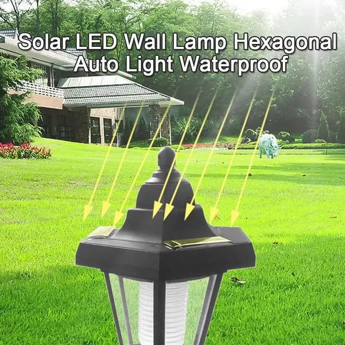 Lampes de jardin extérieures lampadaire solaire éclairages applique murale LED pour l'éclairage extérieur jardins décoration Led extérieur