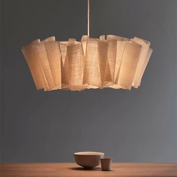 Lustre en tissu nordique vintage, éclairage intérieur, restaurant, loft, chambre à coucher, lampes suspendues de chevet, décoration de la maison, luminaires Ludeviation