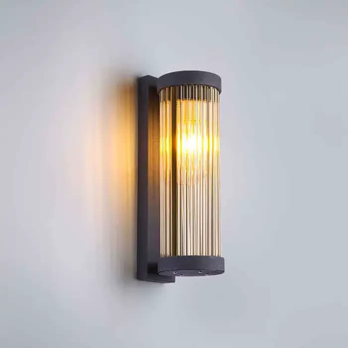 Lampe de cour de villa étanche, mur extérieur de terrasse rétro, applique murale extérieure devant la porte