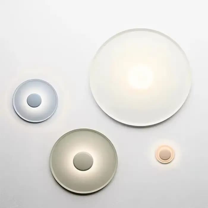 Plafonnier LED Circulaire au Design Nordique Moderne, Luminaire Décoratif d'Nik, Idéal pour une Chambre à Coucher, un Bureau ou un Couloir