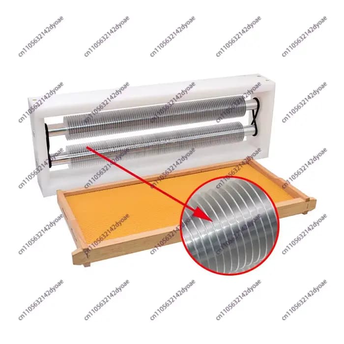 Équipement apicole utile pour la récolte du miel - Extracteur de miel en tambour pour cadres alvéolés - Extracteur de miel pour cadres alvéolés