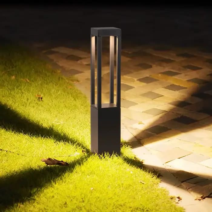 Lampes de jardin LED modernes 10W, éclairage extérieur IP65 étanche en aluminium, éclairage paysager pour cour, villa, parc, lampadaires de route