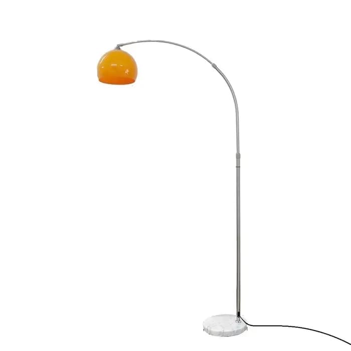 Lampadaire Led créatif nordique salon chambre en acier inoxydable grand lampadaire personnalité lampes sur pied en verre incurvé