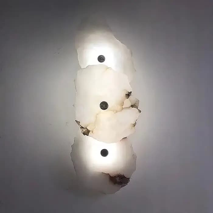 Applique murale en marbre naturel, éclairage de luxe, pour chambre à coucher, salon, salle à manger, décoration murale, Design artistique moderne, éclairage de décoration pour la maison